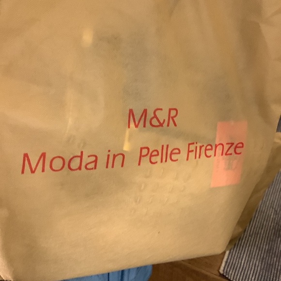 Croc Embossed Italian Leather Satchel in Taupe - Picture 9 of 9